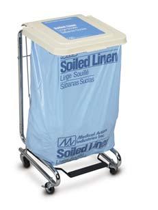 Contaminated linen is placed into the bag, sealed and placed directly into the washing machine, eliminating the need for staff to come in direct contact with the contents.