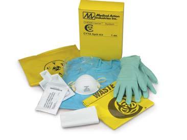 Non-Stackable Sharps Containers Notes A comprehensive system for the management and disposal of Chemotherapy Waste. CYTA Administration Kits for safety and convenience.