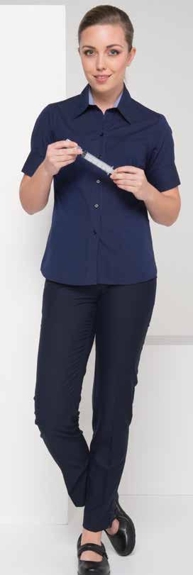 HEALTH ARE A This Navy Poly/Viscose Mechanical Stretch (80% Poly/ 20% Viscose)