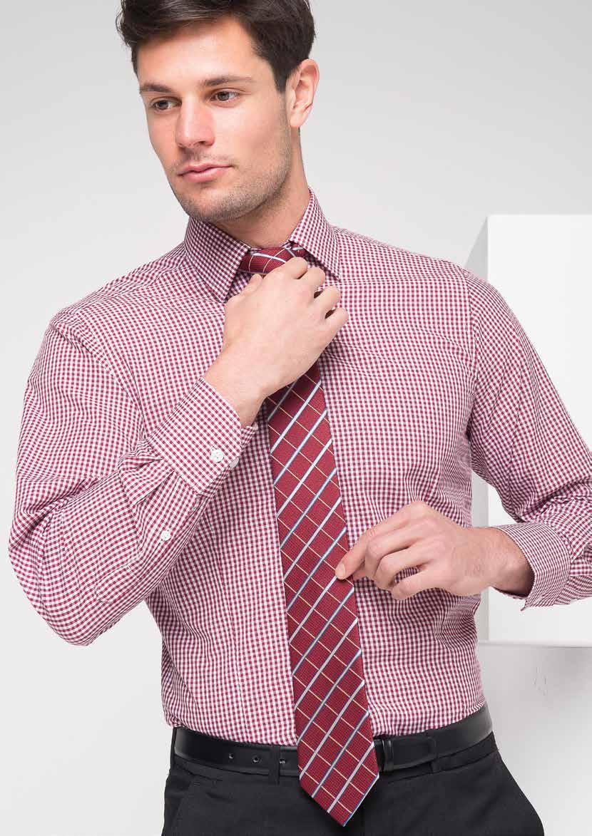 GINGHAM HEK New otton Rich Gingham heck (60% otton/ 40% Polyester) is a modern statement for your