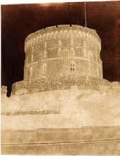 Victoria W001A 20. William Henry Fox Talbot (English, 1800-1877) Round Tower, Windsor Castle, 1840s Paper negative Image: 21.3 x 16.5 cm (8 3/8 x 6 1/2 in.