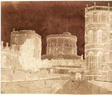 William Henry Fox Talbot (English, 1800-1877) View of Round Tower from Lower Ward, Windsor Castle, 1840s Paper negative Image: 14.6 x 17.