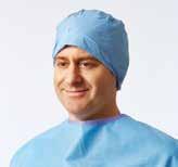 NEW! Surgical headwear that meets AORN Guidelines for Surgical Headwear Surgical Headwear Better coverage from the back of the neck to sideburn