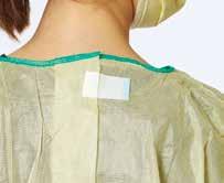 AAMI Level 1 Isolation Gown Recommended for: Med/Surg, Visitors, Contact Precautions Made from multi-ply material Side ties eliminate the difficulties of tying behind the back Choose between