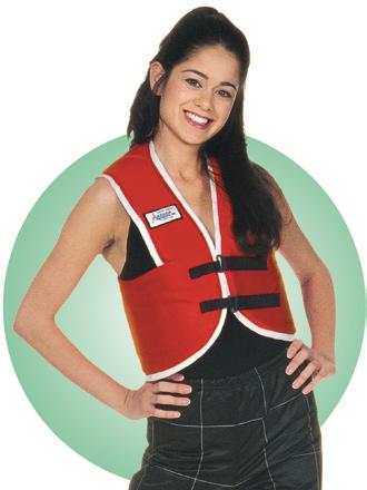 RIB GUARD VESTS Azusa's Rib Guards are featured in a simple, lightweight vest style designed to provide maximum protection with minimum restriction.