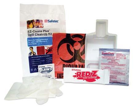 Each kit contains: Pair of Vinyl Gloves Red Z Solidifier (10g.