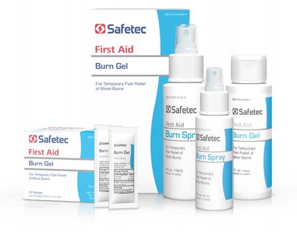 Single Antibiotic Ointment First Aid Prevent infection and the spread of harmful bacteria with Safetec Single Antibiotic Ointment with Bacitracin. Simply apply on minor cuts, burns and scrapes.