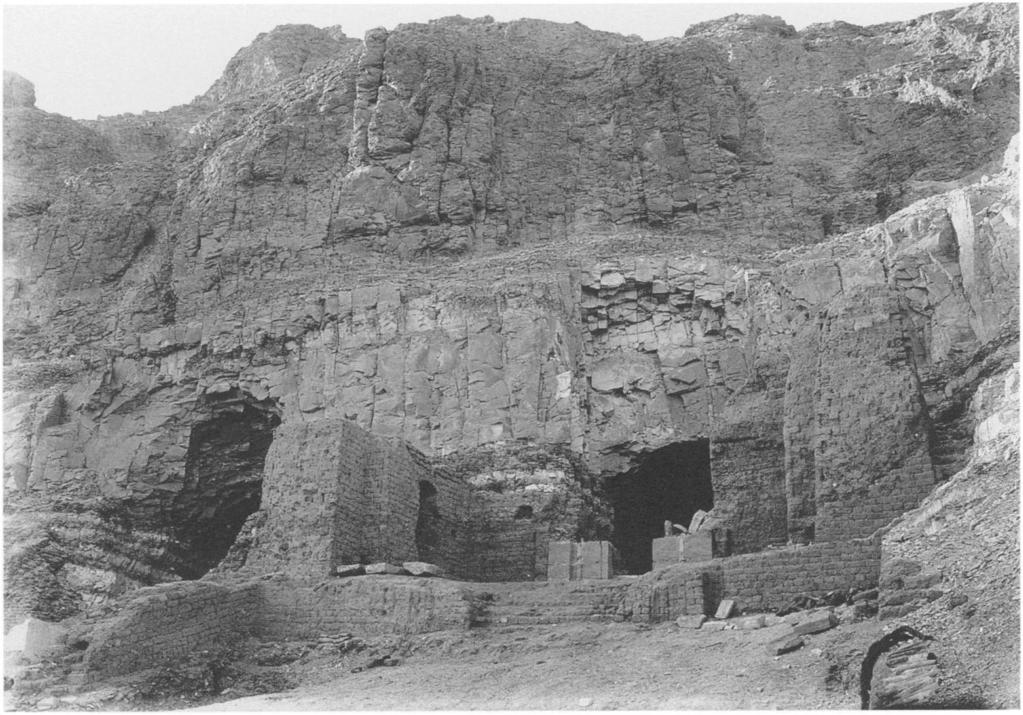.... Figure i. View onto the courtyard of Nespakashuty's tomb, 1922-23 (photo: Egyptian Expedition, neg. no. M4C 205) Asasif tombs is easily understood.