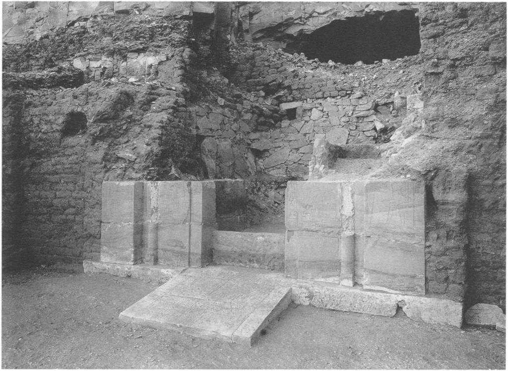 ,..2. I Figure 3. Entrance to the tomb, 1922-23 (photo: Egyptian Expedition, neg. no.