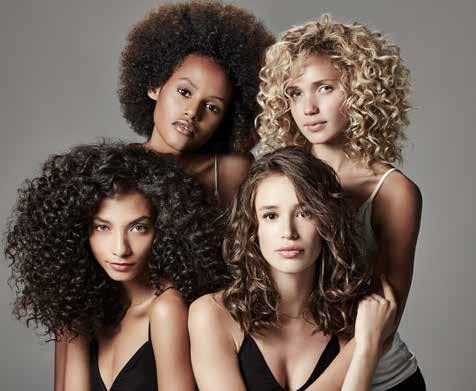MORE THAN 60% OF WOMEN HAVE CURLY HAIR, AND NO TWO CURLS ARE THE SAME.