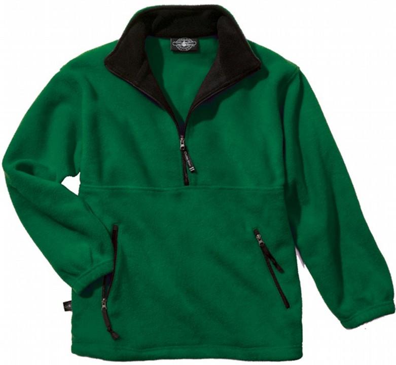 and waistband 1 x 1 ribbed collar, cuffs and waistband with spandex for stretch and recovery Concealed seam on cuffs Youth Youth Adirondack Fleece Pullover Item # 8501 $42.
