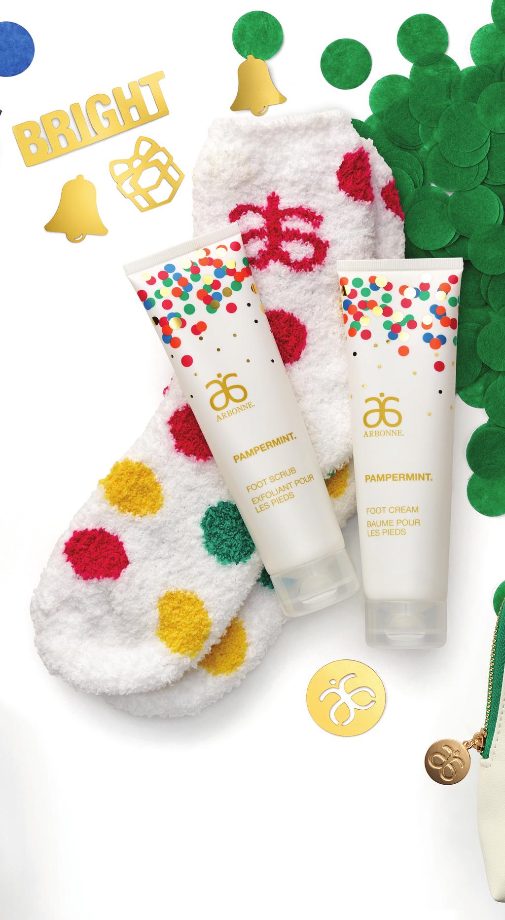 Pampermint Foot Care Gift Set Step into the cool, fresh feel of peppermint in this Arbonne classic.