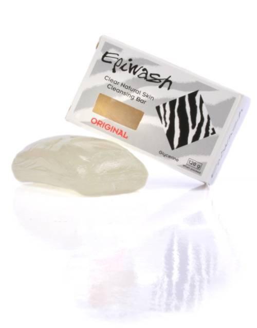 Epiwash Cleansing Bar Epiwash Cleansing Bar Gesigwas Produkte Epiwash is specially formulated for the hyper-allergenic patient. Epiwash is a pure glycerine bar of soap.