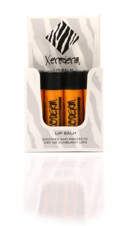 Xeroderm Lip Balm Xeroderm Lip Balm Son Blok (Beskerming) Moisturising lip balm to soothe dry, sunburnt or chapped lips. Contains no flavourants or colour.