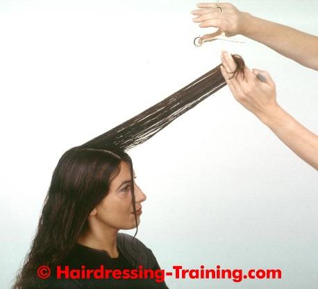The four key points to remember as you cut long graduation are: your standing position; the client s head position; comb direction; and wetness of hair.