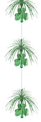 672895 St Pats Day Flocked Banner