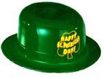 Green Velour Derby Hat plstic backed velour 3468933999 St Pat s Derby Hat 3468933976 Printed Derby