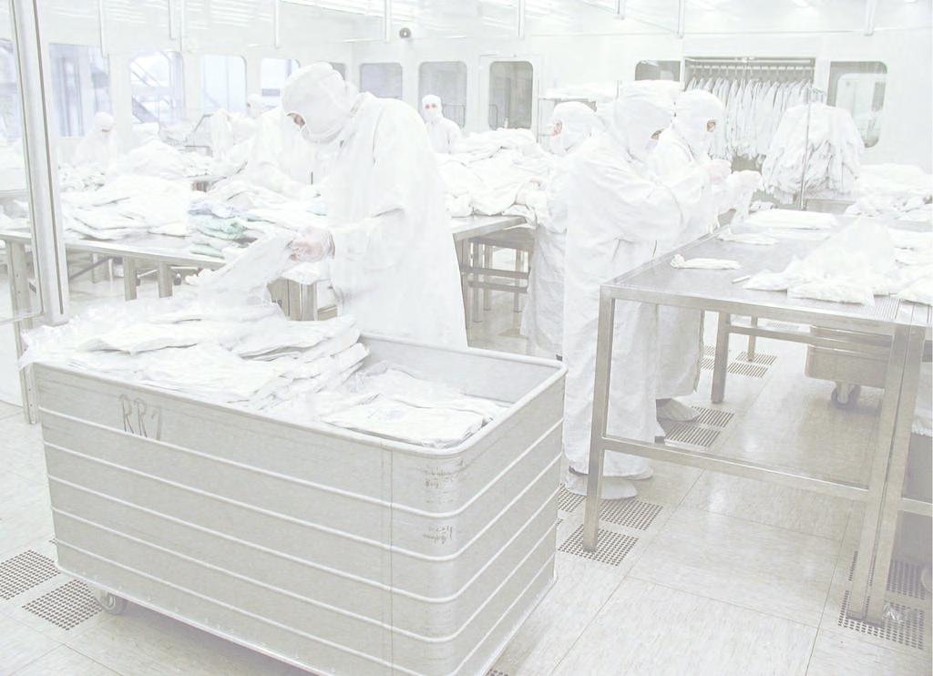 Specialist for cleanroom garments You are on the right track, if you chose WZB as your Partner for high