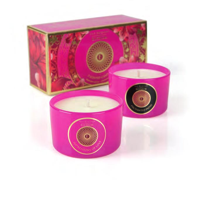 ACCESSORIES MAX BENJAMIN ELYSIUM CANDLE DUO Designed and hand poured in Ireland, this
