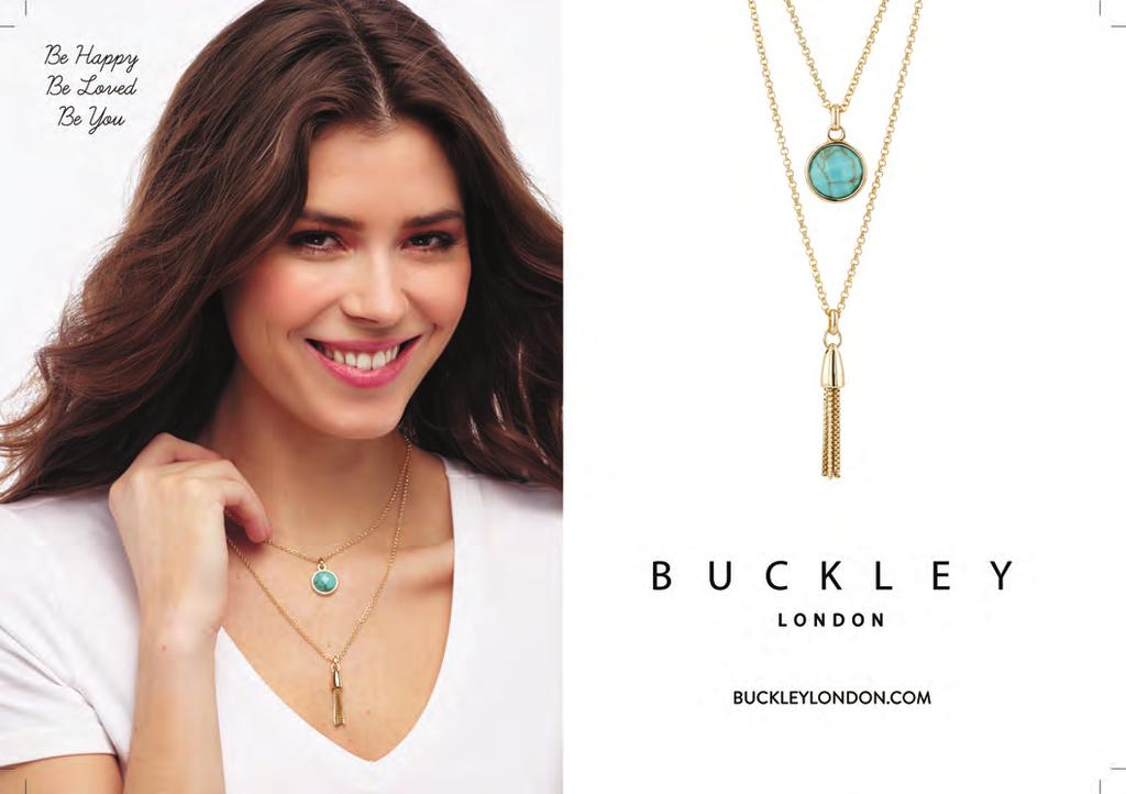 JEWELLERY BUCKLEY LONDON CARNABY TURQUOISE PENDANT AND TASSEL An electric mix of colour and style, the Carnaby pendant brings an element of fun to your jewellery collection.