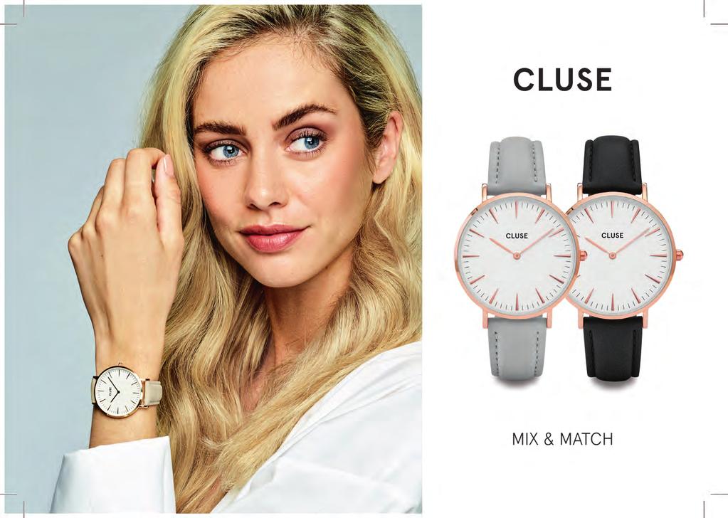 WATCHES CLUSE LA BOHÈME WATCH + BLACK STRAP Get your look to the next