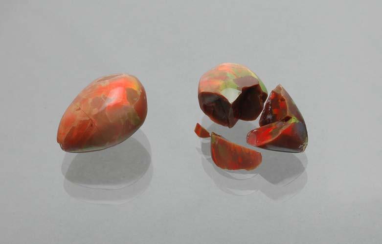Brown patchy opal from Shewa