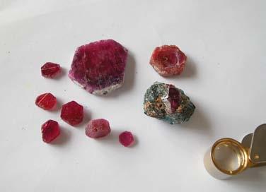 Mozambique Ruby Host rock is a kyanite- and sideritebearing