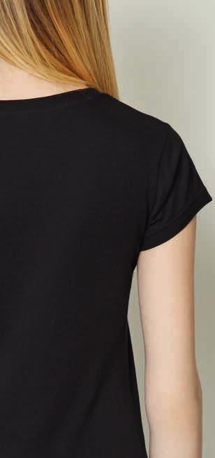 montana Short sleeve t-shirt with 1x1 elastane ribbed