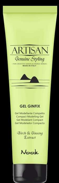 GEL GINFIX MODELLING GEL WITH STRONG HOLD Compact modelling gel with strong