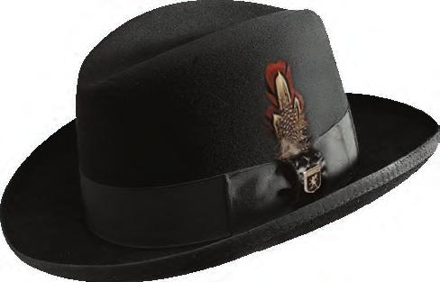 Stacy Adams Classic Collection SAW506 Shape: Derby Details: 12-Ligne Grosgrain, Satin Lining Brim: 2 Bound Sold by Color:, Brown, Ivory
