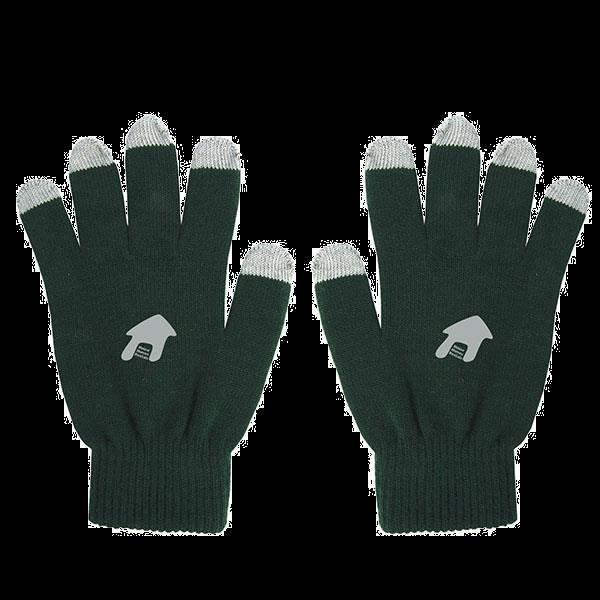 Touch Screen Gloves Description: Touch screen gloves are made of super soft stretch knit. Comes with a faux fur lining and trim to keep your hands extra toasty.