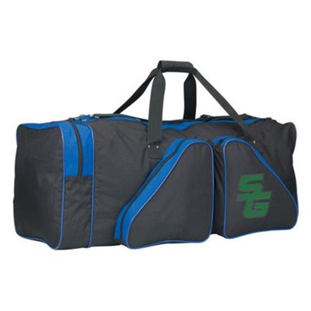 40 Extra Large Hockey Bag Description: Extra large hockey bag with double top zipper closure.