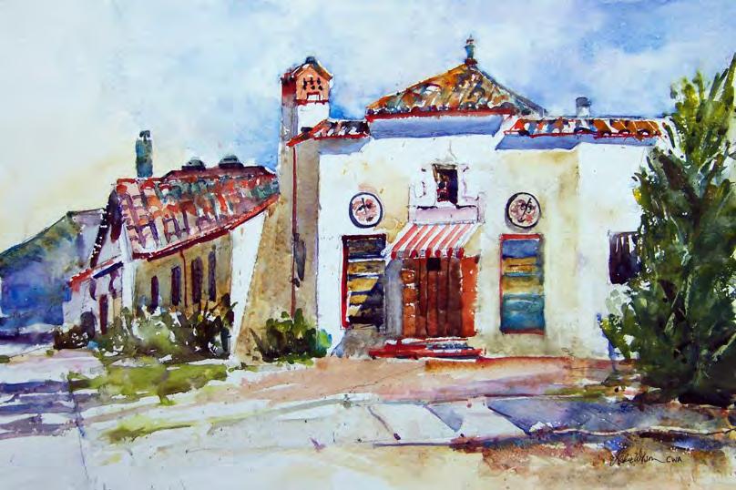 Alameda Artist Spotlight by Linda Weinstock Leslie Wilson AAPS is pleased to feature a series of accomplished artists who have focused on Alameda architecture.