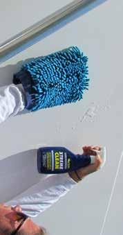 6 Provides a non-slippery barrier against stains and UV exposure Helps restore luster to fiberglass decks Helps keep decks