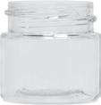 Private Label In-Room - Bottles & Caps 2 oz. Frosted Double Walled Jar 15052-033000 - 58/400 Neck Size 2 oz.