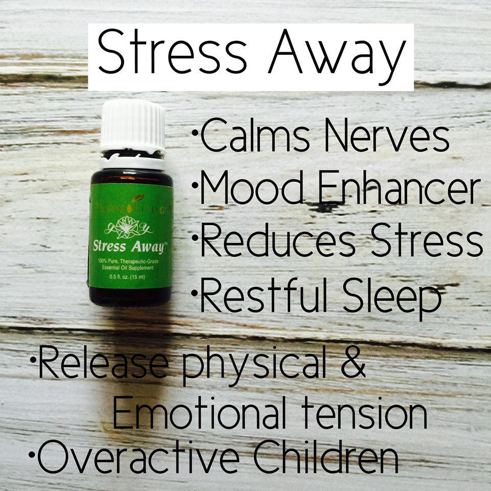 Stress Away essential oil blend is a natural solution created to combat normal stresses that creep into everyday life.
