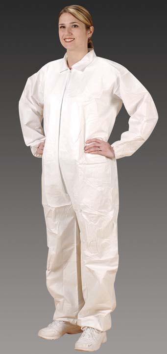 Critical Cover Microbreathe Coveralls Suitable for Use in Controlled Environments Features & Benefits: Choose Microbreathe coveralls for their outstanding protection, breathability and superior