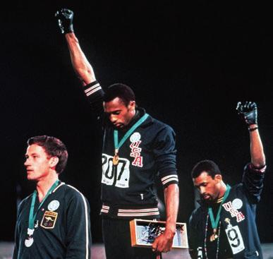 At the 1968 Olympics, two US athletes wore black gloves to protest racism. scientific discoveries. Some styles have been short-lived fads; others long-lasting trends.