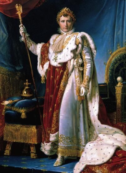 Napoléon Bonaparte s clothing at his coronation in