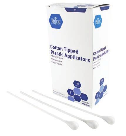 Non-Sterile. MPR-93201 8 10/100/cs G. H. Lemon Glycerin Swabsticks Oral demulcent swabs for professional and hospital use.
