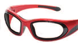 R Barrier Technologies Prescription and Plano * Protective Eyewear Slim-T Ultralight titanium frame with dual-flex hinges for optimal comfort and flexibility.