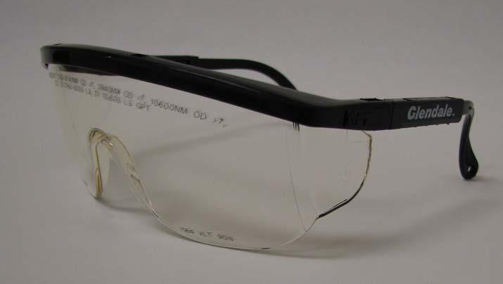 safety eyewear must have an optical density (O.