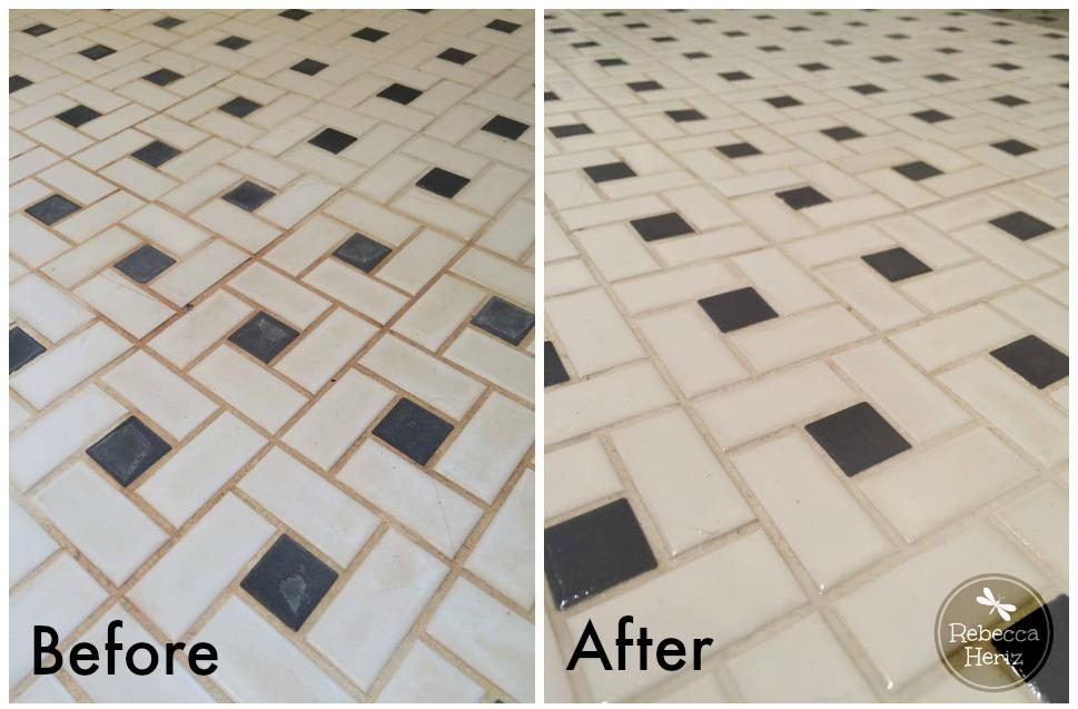 8. Toxin-Free Cleaning Guide Tile Grout To whiten grout and kill mildew, use a combination of baking soda and hydrogen peroxide.