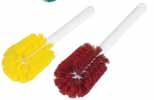 Colour Coded Chute, Valve & Bottle Brush Heavy-duty, soak-proof brushes offer a dense fill of stiff bristles for greater cleaning efficiency and superior wear.