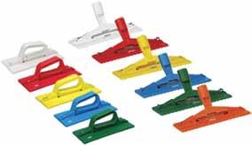 Colour Coded Pad Holder System This pad holder system is an excellent tool for cleaning walls and tanks. It is also great for scrubbing stubborn dirt and cleaning underneath equipment.