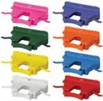 Provides a color-coded storage option for tools. Wall Bracket System - 9.5"L x 8.5"D x 2.