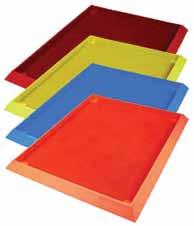 Colour Coded Rubber Knobby Mat Economic rubber mats designed for heavy wear and tear in almost any environment. Knobby surface on both sides allows circulation of air or liquid.