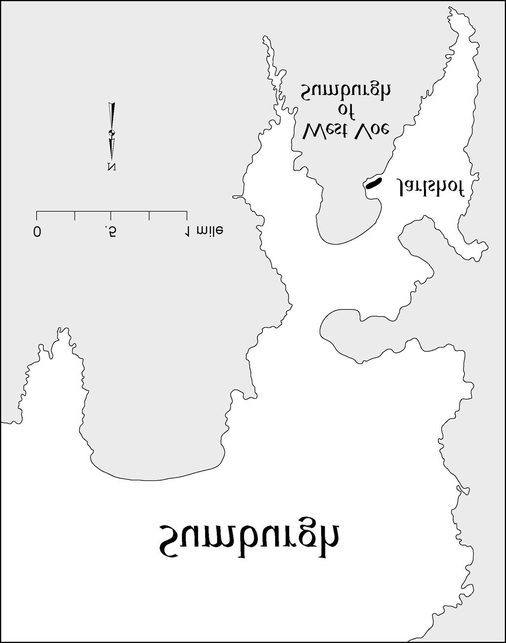 Figure 11. Jarlshof location (redrawn after Hamilton 1956:2) 5.