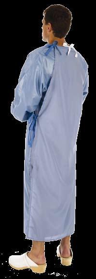 dissipation» Superior comfort levels» Full size range» Style code: SG301 TriTec Surgical Gown SG401