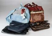 146. A collection of 11 branded handbags, including a Lladro, Farfalla, SAS,
